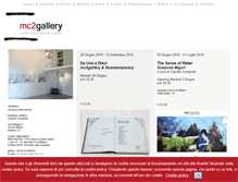 Tablet Screenshot of mc2gallery.it